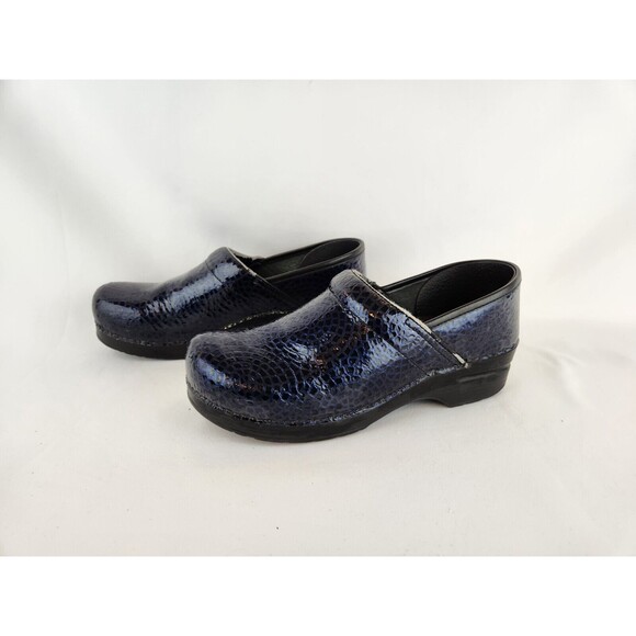 DANSKO Iridescent Blue Professional Clogs Shoes Slip Ons Medical Size 41 10.5 11 - Picture 4 of 12
